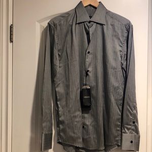 Grey Versace dress shirt